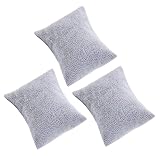 Lxnoap 3 pcs Grey Velvet Bracelet Watch Pillow Jewelry Displays 3 inch Bracelet Bangle Watch Display