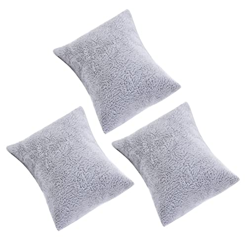Lxnoap 3 Pcs Grey Velvet Bracelet Watch Pillow Jewelry Displays 3 Inch Bracelet Bangle Watch Display Holder #TOP4
