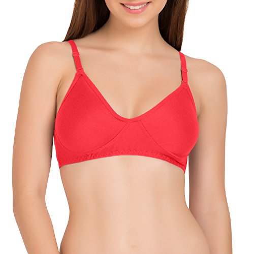 Image of Tweens - Non Padded Cotton Rich Bra - Concealer Side Shaper - Cotton Rich Fabric - Full Coverage, Multiway Straps, Wirefree, Seamless T-Shirt Bra