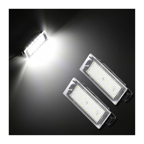Luz matrícula LED de alta luminosidad para Clio y Laguna plafones anti error 2 uds 5