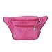 HDE Fanny Pack [80's Style] Waist Pack Outdoor Travel Crossbody Hip Bag (Pink)