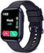 Produktbild BRIBEJAT BT3 Smartwatch Herren mit Telefonfunktion, Fitnessuhr Damen wasserdichte IP68, 28 Modus Sportuhren mit Schrittzähler Schlafmonitor Pulsmesser Stoppuhr Musiksteuerung für Android iOS,Blau