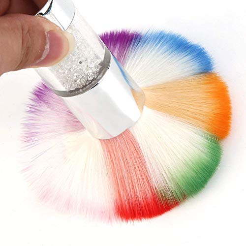 Beuniar Nail Brushes Dust Cleaning For Acrylic Uv Nails Art Powder Remover Manicure Pedicure Scrubbing Cleaner Tool Kits #TOP1