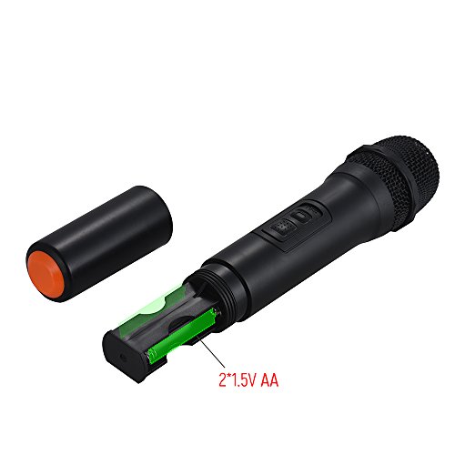 VHF Handheld Wireless Microphone Mic System 5 Channels For Karaoke