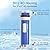 MewMore 400 GPD RO Membrane Filter with Housing, Replacement Reverse Osmosis Membrane Fit Home Under Sink RO Drinking Water Filter Purifier Filtration System with Wrench, 1/4" Fitting, Check Valve