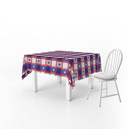 Cotton Candy – Tablecloth for Dining Table 2 Seater Cotton Star Checked Tablecover