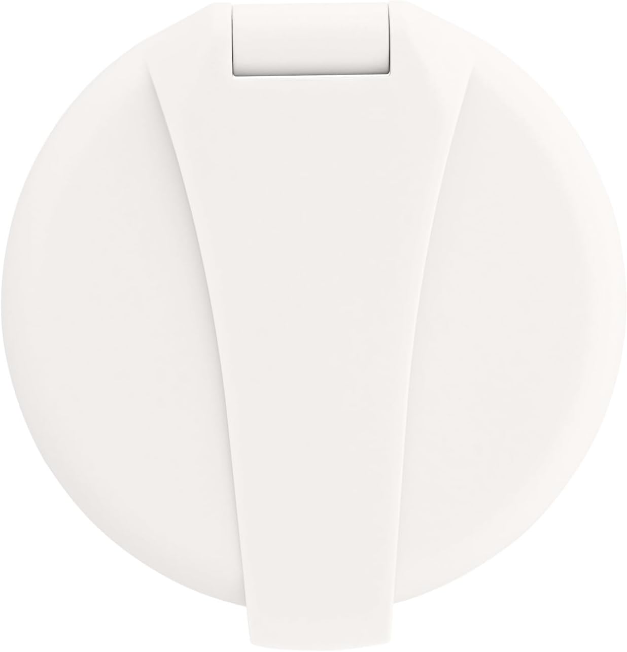 Aidack- Recessed Control Valve (Hot/Cold Mixer), Warm White Cup & Lid, Chrome Aidack Handle - 136-1711-CW-W