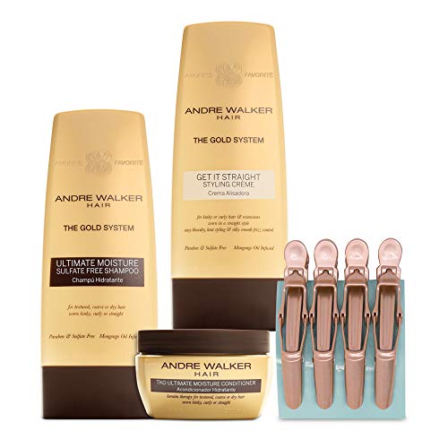 Andre Walker Hair Straight To It Gold System