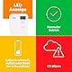 Smartwares CO-Melder - 10-Jahres-Batterie - LED-Bildschirm & Anzeige - Testknopf - FGA-13091