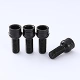 4 Stücke Autorifen diebstahlschutz Radbolzen, Felgen Schrauben aus Stahl M14 x 1,5 mm...
