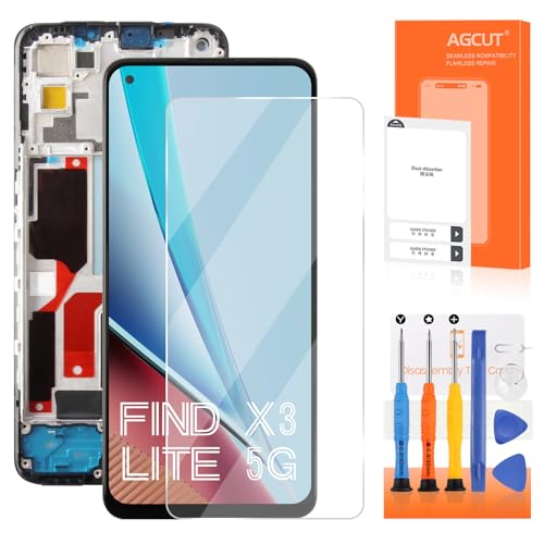 Écran LCD pour Oppo Find X3 Lite Bloc Tactile Assemblé 6,43 Pouces CPH2145 avec Outils