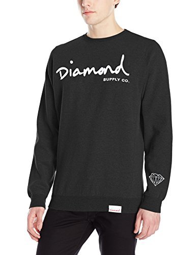 Diamond Supply Co Men's Forever '16 Tee, Athletic Heather, Small