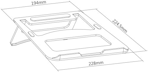 Support pour ordinateur portable my wall HT19L rehausseur PC notebook