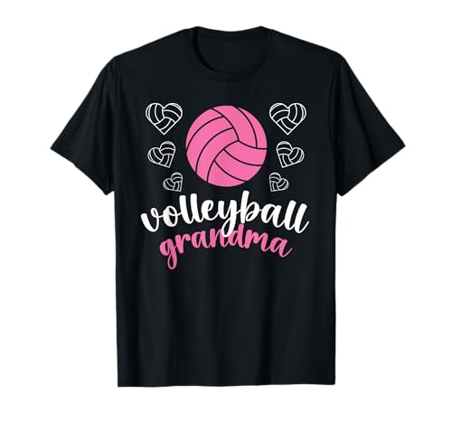 Volleyball Grandma Best Grandmother Of A Volleyball Player T-Shirt
