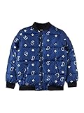 Scotch & Soda Shrunk Jungen Reversible Padded Bomber Jacket with Repreve Filling Jacke, Combo X 0603, 12 Jahre