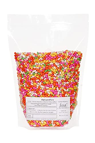 NatureVit Colourful Sugar Coated Saunf 400g | Traditional Indian Mouth Freshener | Sweet Fennel Seeds with Natural Flavors | After Meal Digestive