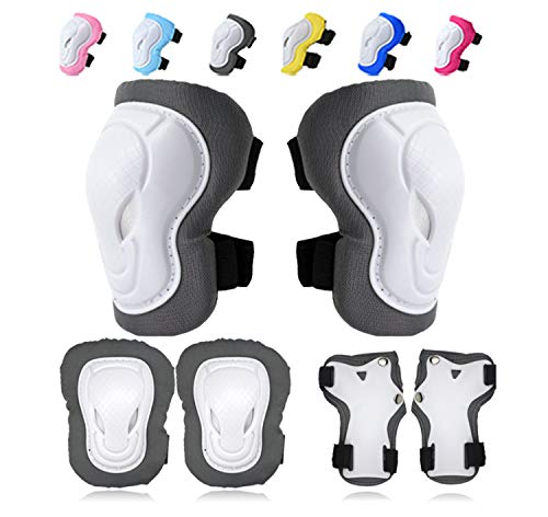 knee pads for kids,Knee Pads Elbow Pads Wrist Guards Protective Gear Set for Skateboarding Inline Rollerblading Roller Skating Cycling Bike BMX Bicycle Scooter Snowboarding 3 in 1