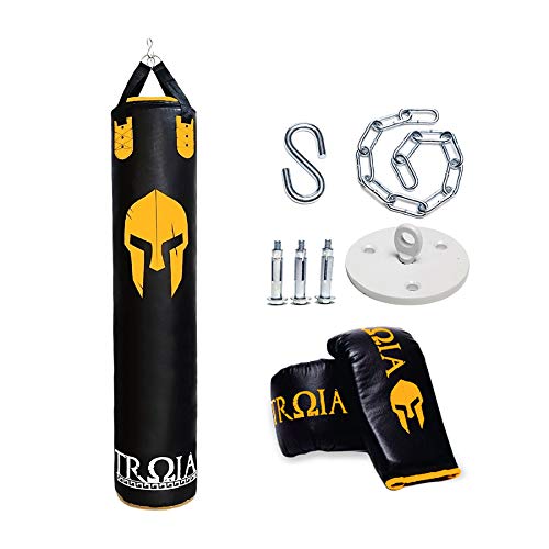 SACO DE PANCADA PROFISSIONAL + LUVA + SUPORTE (160)