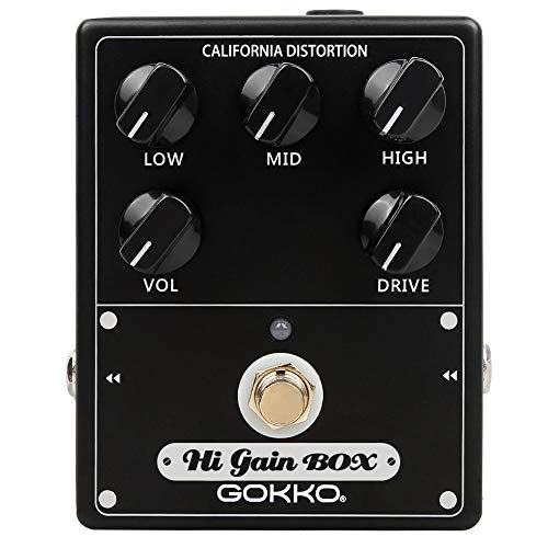 GOKKO Hi-Gain Box Distortion Pedal with Mesa Boogie Amp Sim
