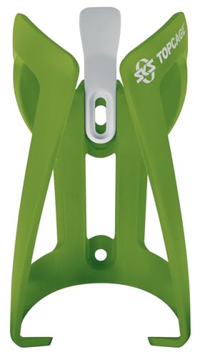 Portabotella SKS Topcage, de plástico reforzado con fibra de vidrio, para bicicletas urbanas, color verde miniatura 2