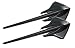 C2 C3 & C7 Corvette Vette Black Carbon Flash Stingray Mako Shark Emblems - Pair