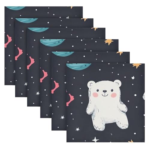 Servilletas de Tela Cuadradas Pack x6 20x20 in miniatura 6