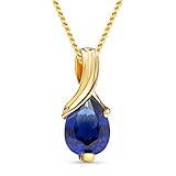 Saphir, Geburtsstein des Monats September. Saphire bekannt für ihr reiches helles Blau, symbolisieren Aufrichtigkeit, Treue und Loyalität und darum wäre Schmuck mit Saphir das perfekte Geschenk. Das Gewicht der synthetisch hergestellter Saphir beträgt 0.66 Ct.