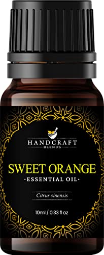 Handcraft Sweet Orange Essential Oil - 100% Pure And Natural - Premium Therapeutic Essential Oil For Diffuser And Aromatherapy - 0.33 Fl Oz #TOP4