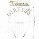 COMNICO Geburtstagskrone, Dirty Thirty  30. Geburtstags-Krone Roségold Tiara Königinnenkrone, Geschenke zum 30. Geburtstag für Frauen, Süßes „Happy Birthday“-Zubehör, Frauen Party Deko Accessoires