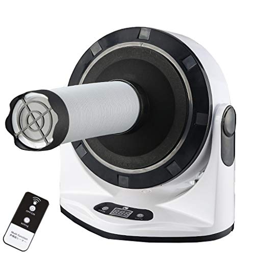 Elektroheizkörper Fernbedienung Heizlüfter Haushalt Tragbare kleine Wäschetrockner Multifunktions Heizung Warmluftgebläse (Color : White) Cover