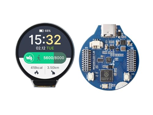waveshare RP2350 MCU {[h Raspberry Pi RP2350 }CNRg[[`bvAI{[h 1.3C`LCD 240×240sNZ 65K Jt IPS fBXvCAfARA&fAA[LeN`fU