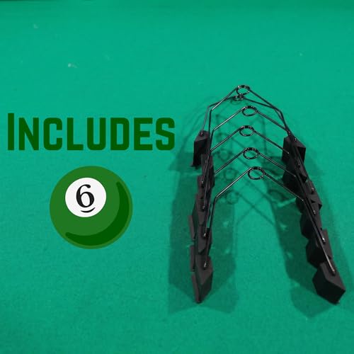 Pocket Reducers Pool Table V2.0 | Perfect Your Accuracy with Billiards Training Aids | 6 Sets Included | Pool Table Accessories | Decrease Pocket Size with Billiard Training Aids