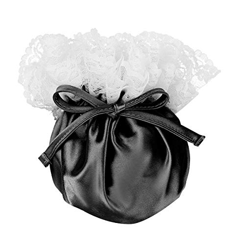 CHICTRY Men's Chastity Cover Compact Bag Lace Trim Drawstring C String Briefs Underwear2