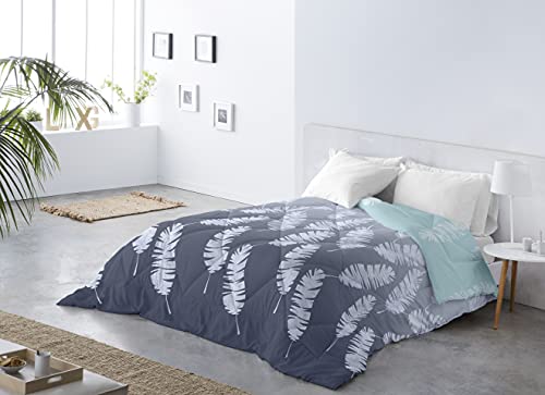 BOHEME Edredón nórdico Estampado Reversible Nerea Cama 135 cm (235x260 cm)