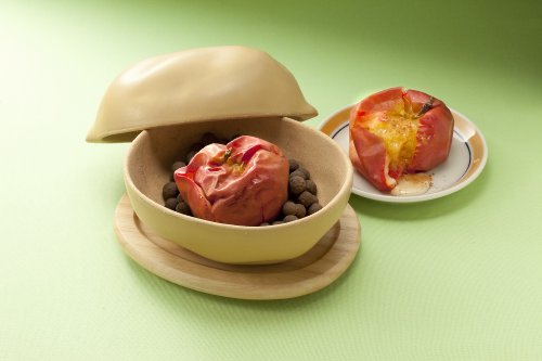 Ishigaki Sangyo 3561 Magic Potato Pot with Heat Generating Ceramic Ball