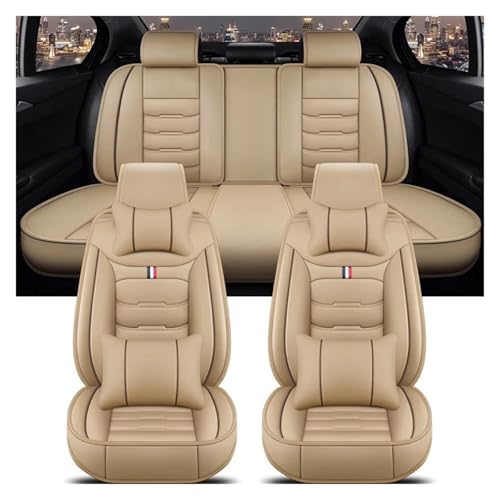 Housse universelle siège auto beige 5 places pour Citroën C3 C4 C5 Picasso