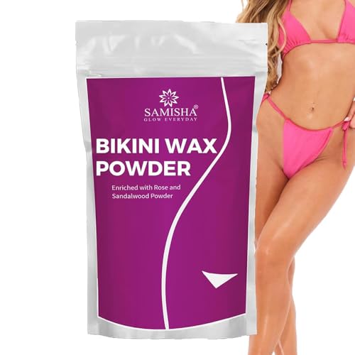 Image of Bikini Wax Powder for Women | Hair Removal Powder for Women Bikini Area | Body Wax Powder for Women | Smooth & Clean Hair Removal for Bikini Line and Body | Easy to Use Wax Powder - 100 g (Pack of 1)