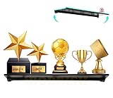 iBobbish Non-Slip Medal Hanger Display Trophy Shelf,Medal Hanger Display for Wall with 16inchL,Race Medal Display Upgraded Medal Holder Display for gymanstics,Race,Soccer,Swim