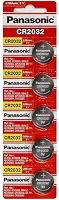 Bateria Lithium 3v Cr 2032 Panasonic,cartela com 5 uns