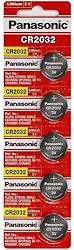 Bateria Lithium 3v Cr 2032 Panasonic,cartela com 5 uns