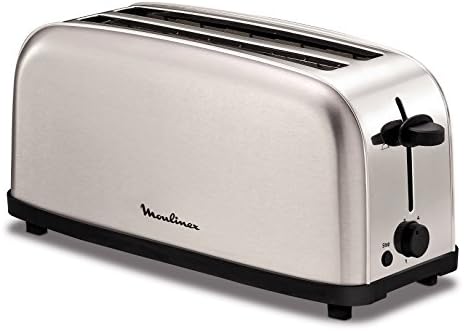 Moulinex Classic 2 Reb toster, moc 1400 W, stal nierdzewna, szary