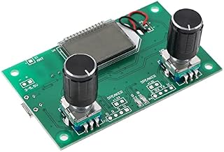 87.5-108Mhz FM Radio Receiver Module with LCD Digital Display DSP and PLL 3V to 5V Stereo Mono LCD Receiver Board FM Radio Module