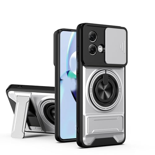 Coque Motorola Edge 50 Fusion antichoc PC+TPU blanche avec support vidéo