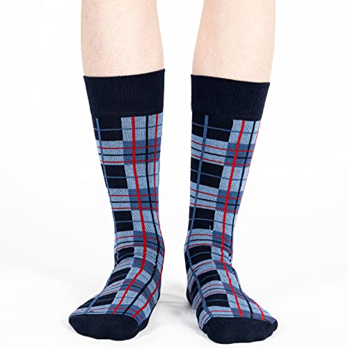 Image of Mysocks Men and Women Crew Socks Extra Fine Combed Cotton Seamless Toe