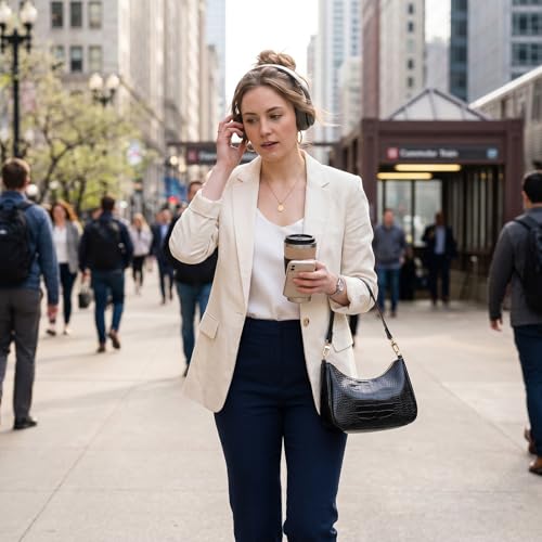 Image of CYHTWSDJ Shoulder Bags for Women, Cute Hobo Tote Handbag Mini Clutch Purse with Zipper Closure