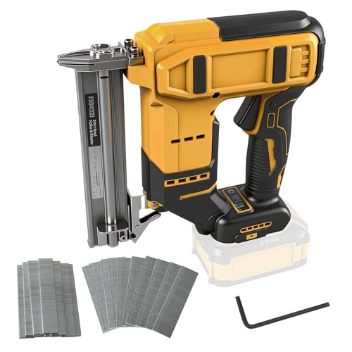 Cordless Brad Nailer for Dewalt 18V 20V Battery, 2-in-1 Cordless Nail Staple Gun, 18GA Battery Stapler Nailer with 1000 Nails and 1000 Staples for Home Improvement & Woodworking 1 Cordless Brad Nailer for Dewalt 18V 20V Battery, 2-in-1 Cordless Nail Staple Gun, 18GA Battery Stapler Nailer with 1000 Nails and 1000 Staples for Home Improvement & Woodworking