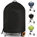 i COVER Grill Cover for Weber 22 Inch Charcoal Kettle- Waterproof BBQ Cover for Weber Char-Broil 22 Inch Charcoal Kettle Grills,Barbecue Cover Kettle Grill Cover for Outdoor Grills