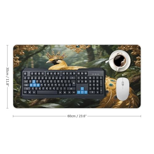 Golden Bird Desk Mat Fashion Large Mouse Mat Non-Slip miniatura 2