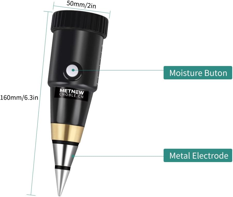 XYIE LTD Christmas Cap Type Soil Tester, Soil pH Meter, and Soil Moisture Meter, to Detect The Soil of Flowers, Fruits, Vegetables, and Horticultural Plants.