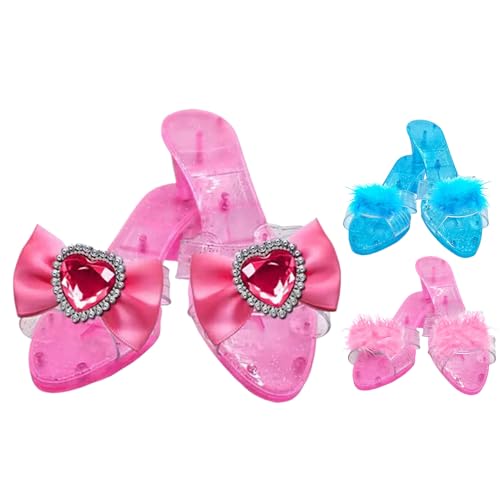 3 Prinzessin Schuhe Mädchen, Prinzessin Schuhe Rollenspiel,...